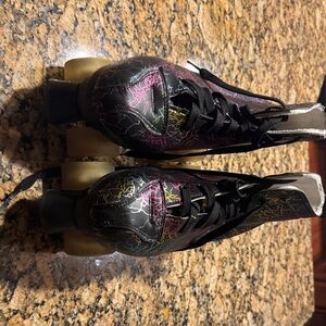 Colorful Roller Skates with Black Base